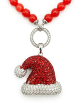 Varioset Weihnachtsmütze mit festlichem Strass - Anhänger – in großen Größen von CurvyRausch. Stylische Plus Size Fashion für kurvige Frauen.