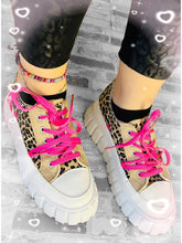 Amour Sneaker | Leoprint & Pink | 37 - 39 - CurvyRausch - Plus Size Damenmode