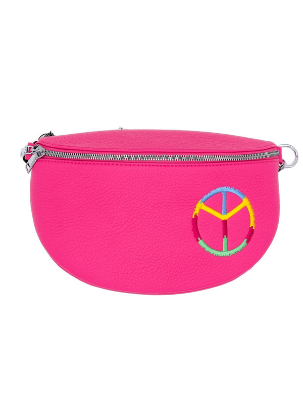 BAG mit gesticktem Peace-Zeichen – zweite Ansicht