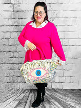 Bohoo - Shopper 'Eye' Tasche - CurvyRausch - Plus Size Damenmode