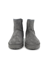 Gefütterte Boots in grau - CurvyRausch - Plus Size Damenmode