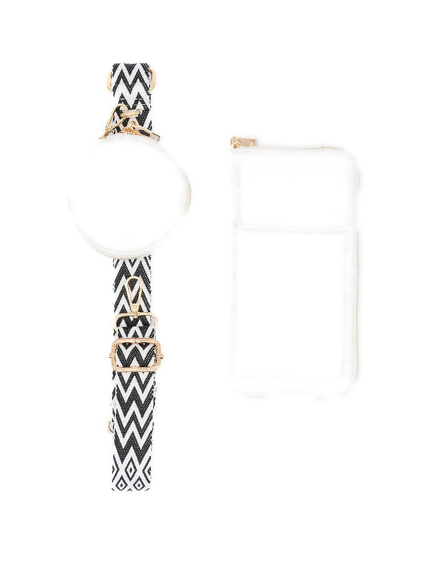 Handy - / Geldbeuteltasche inkl. Trägergurt - 2 Farben – in großen Größen von CurvyRausch. Stylische Plus Size Fashion für kurvige Frauen.