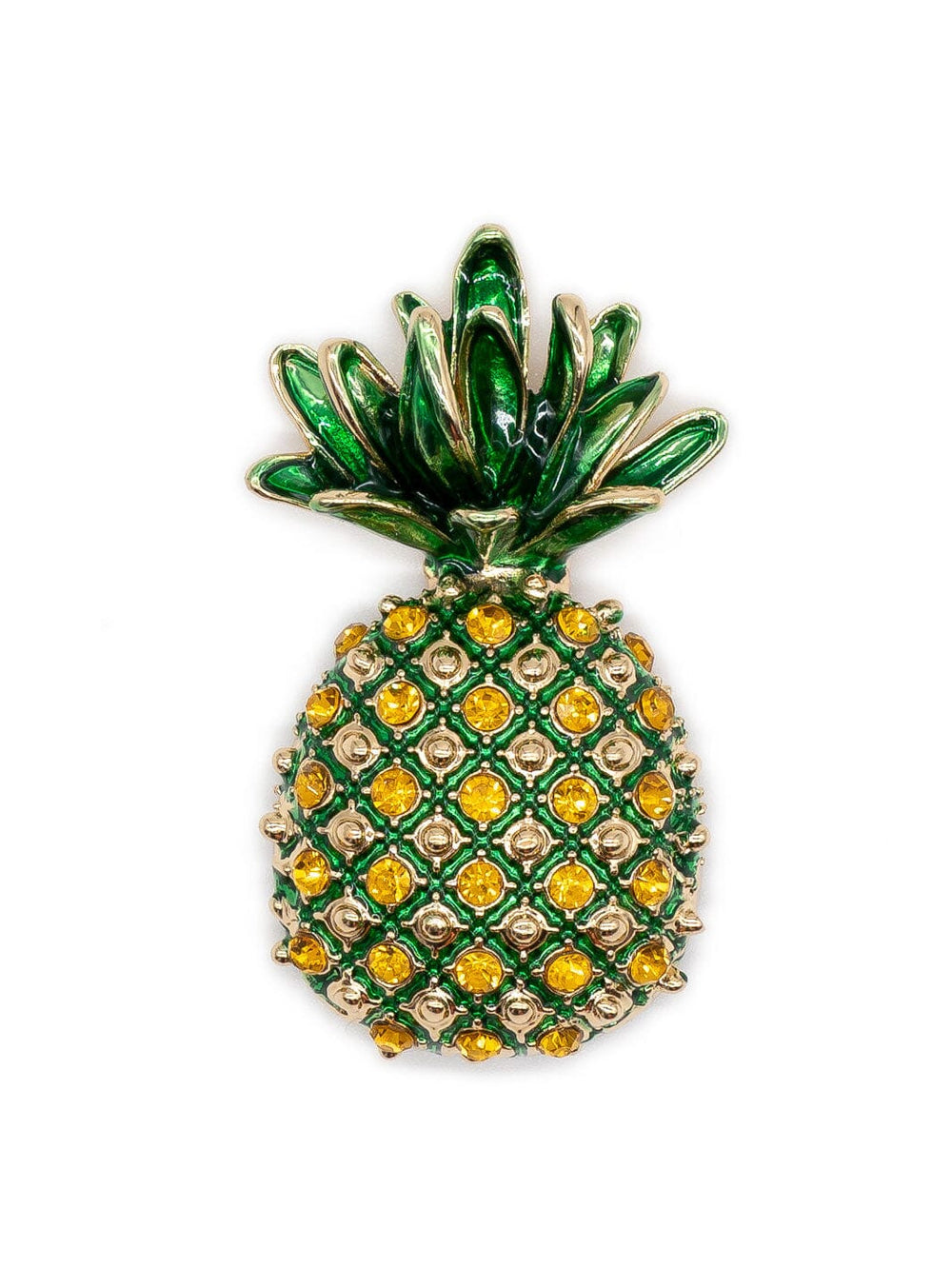 Magnetbrosche Ananas – in großen Größen von CurvyRausch. Stylische Plus Size Fashion für kurvige Frauen.