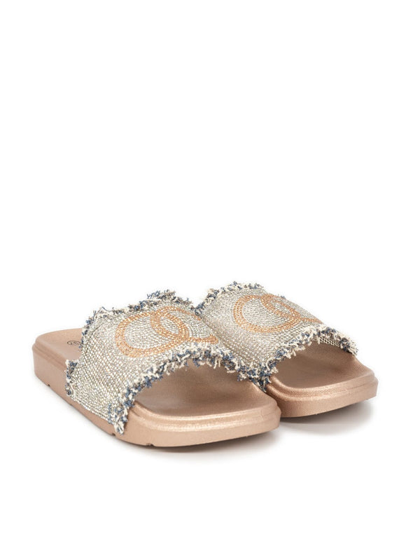 Sandalen mit Strass und Franzen - CurvyRausch - Plus Size Damenmode