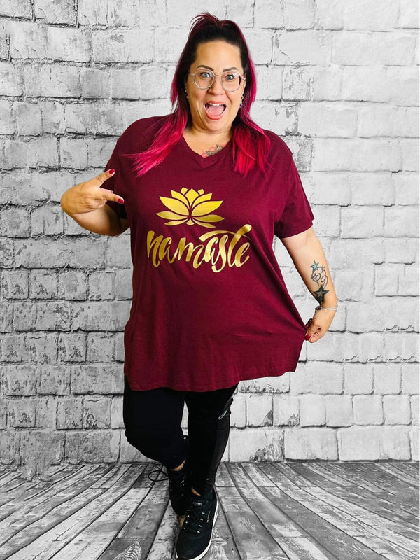 Shirt Namaste by CurvyRausch - CurvyRausch - Plus Size Damenmode