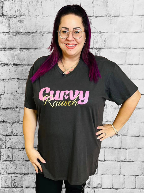 Shirt Schriftzug by CurvyRausch - CurvyRausch - Plus Size Damenmode