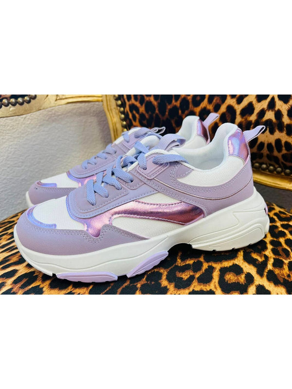 Sneaker im Fliedermix | 36 - 41 - CurvyRausch - Plus Size Damenmode