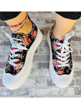 Sommerliche Sneaker mit floralem Muster | 36 - 41 - CurvyRausch - Plus Size Damenmode