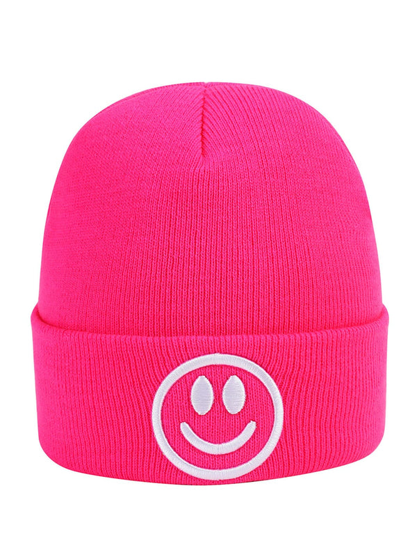Strickmütze mit Smiley – zweite Ansicht