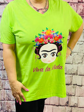 T - Shirt Viva la Vida Fridalein by CurvyRausch - CurvyRausch - Plus Size Damenmode