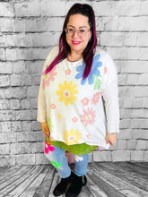 Trendige 'Sexy Woman' Jeans mit Blumenprint - CurvyRausch - Plus Size Damenmode